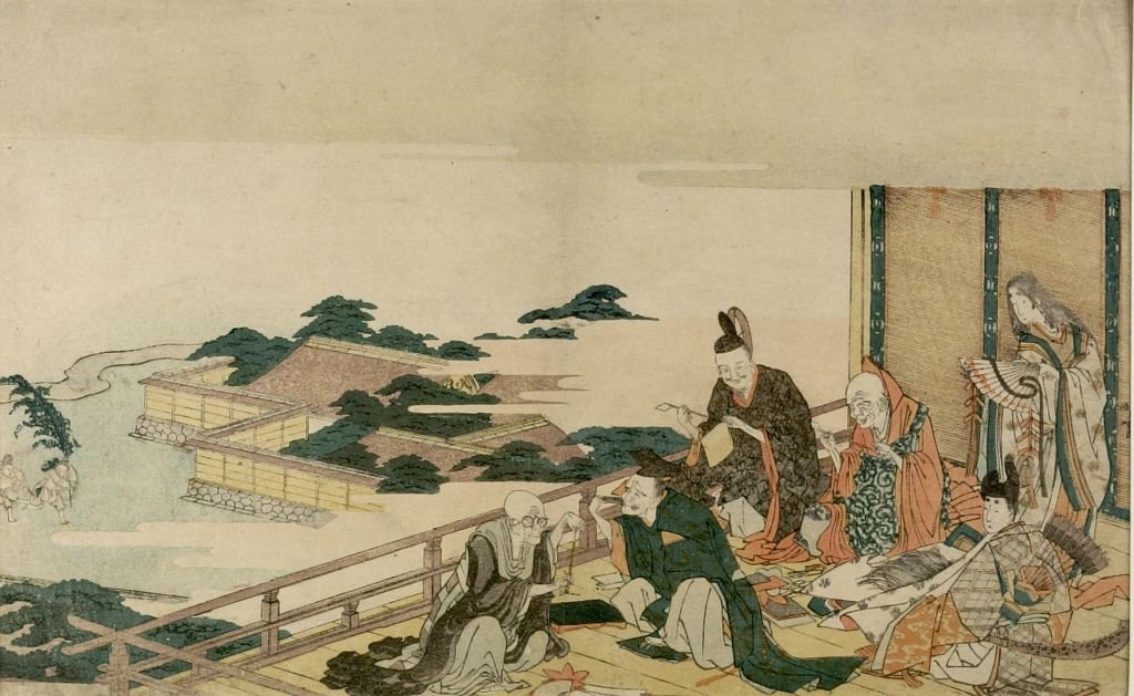 Six Sage Poets — Katsushika Hokusai