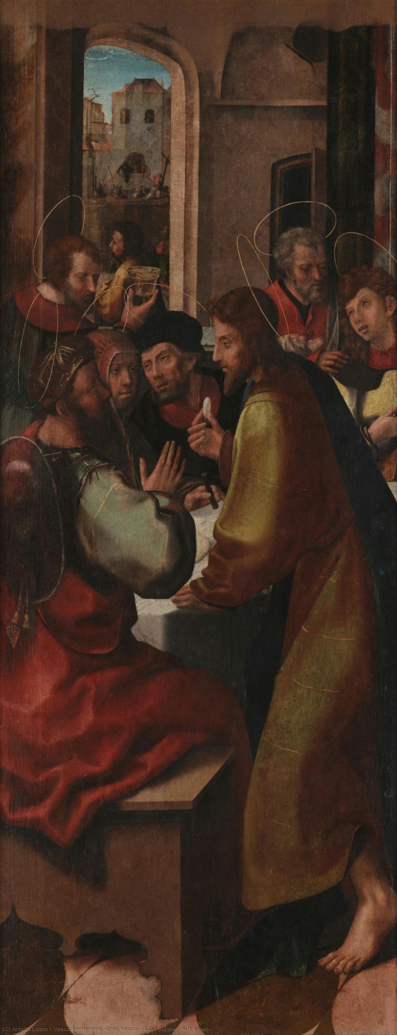 Last Supper (left Panel) — Vasco Fernandes (grão Vasco)