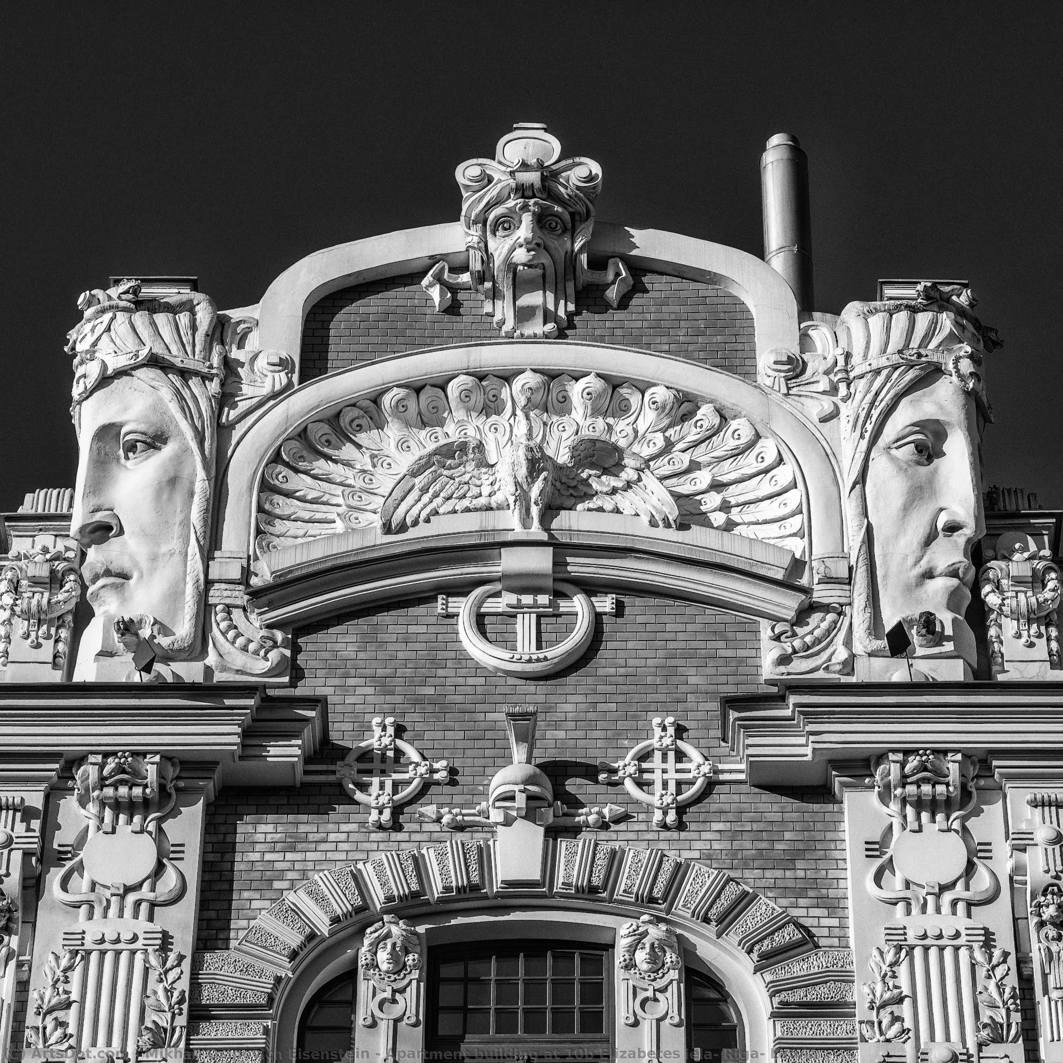 Apartment Building At 10b Elizabetes Iela, Riga, Latvia — Mikhail Osipovich Eisenstein