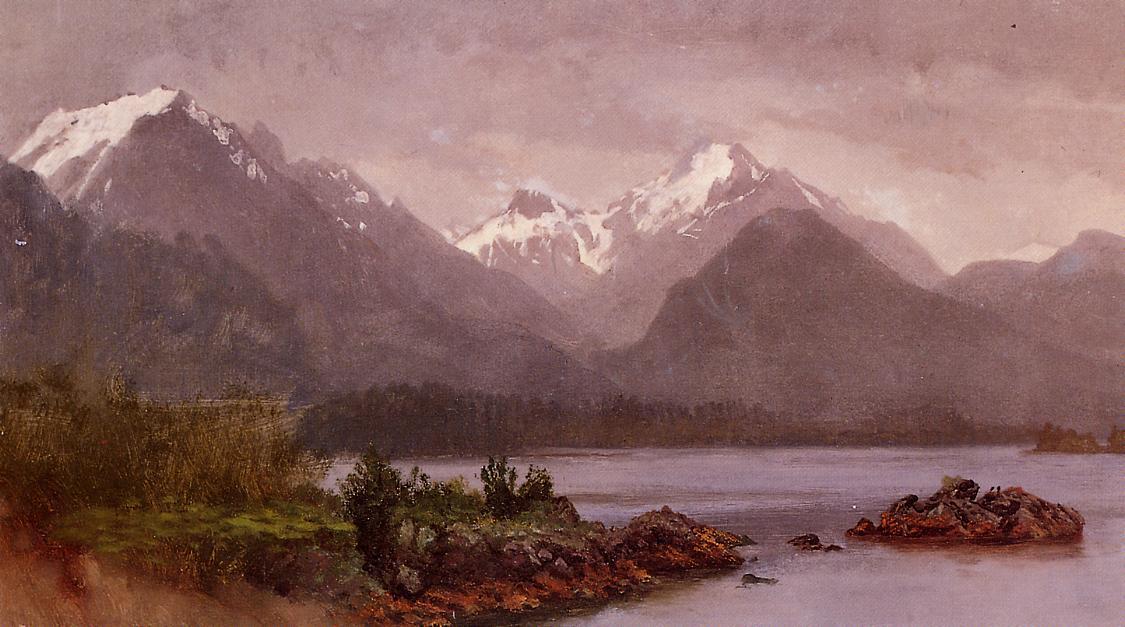 The Grand Tetons, Wyoming — Albert Bierstadt