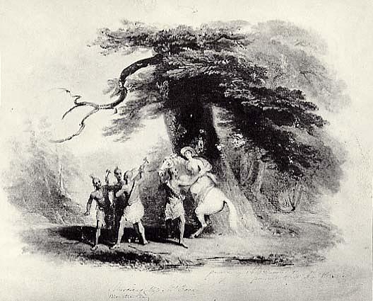 Murder Of Jane Mccrea, (painting) — Asher Brown Durand