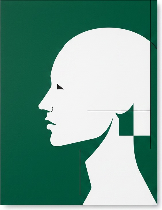 Emerald Constraint: A Monochromatic Study In Profile And Measured Absence Of Self — Laurent Fabre
