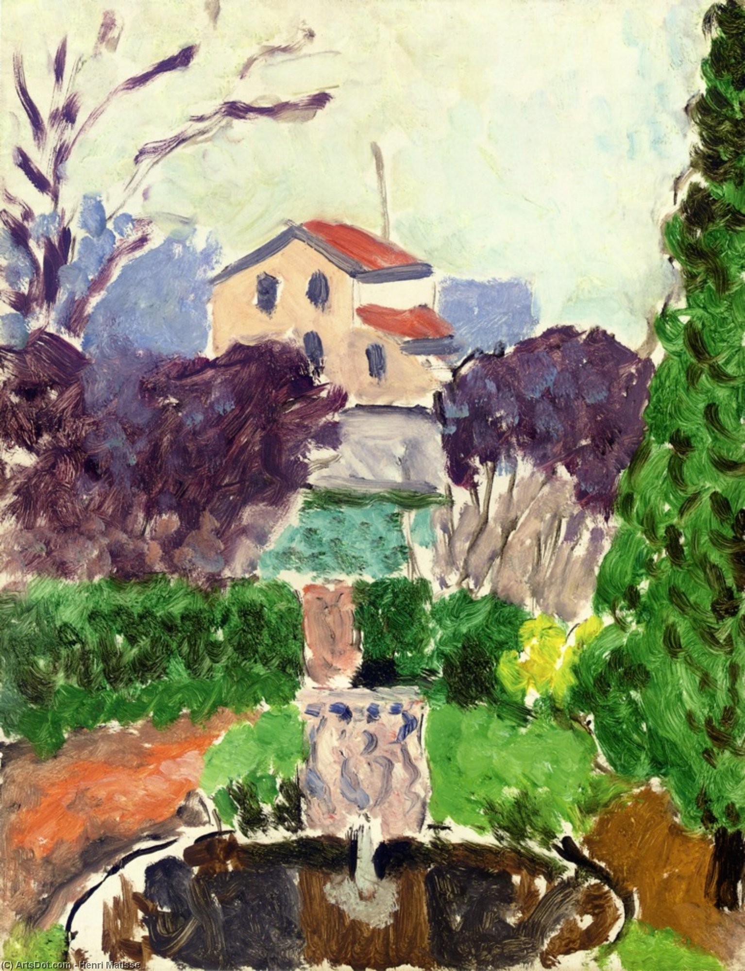Die Künstlergarten Issy Les Moulineaux — Henri Matisse