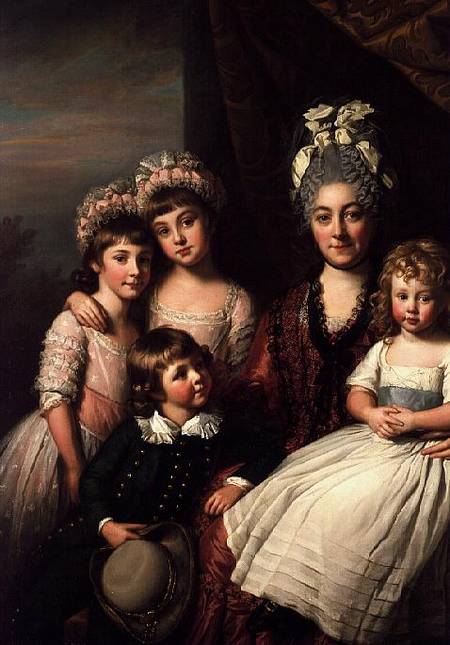 Lady Cooper With Her Family — Sir Nathaniel Dance Holland