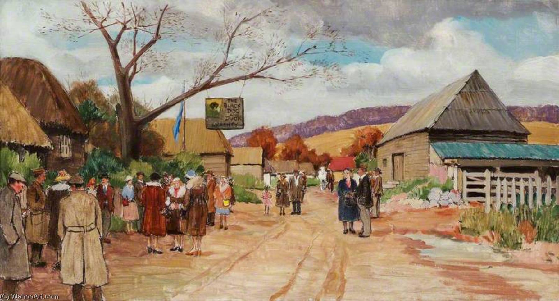 Bury, Sussex, 'black Dog And Duck' Pub — James Mcbey