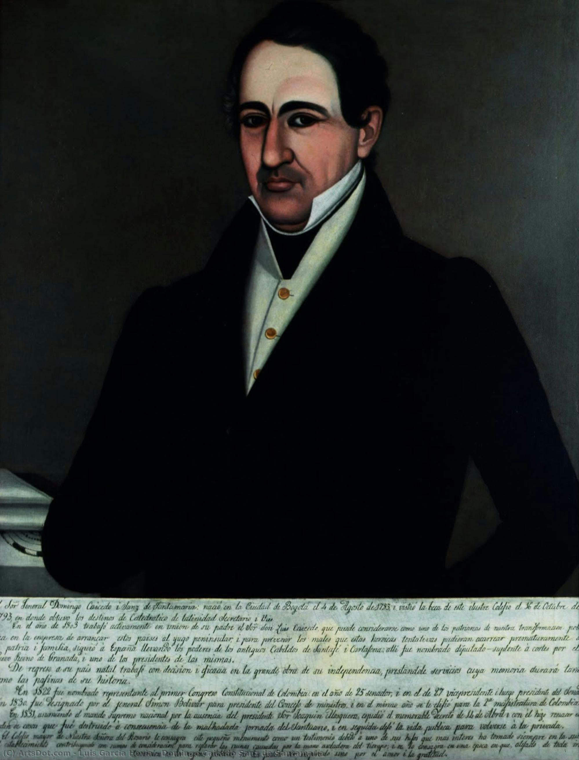 Domingo Caicedo Sanz De Santamaría — Luis Garcia Hevia