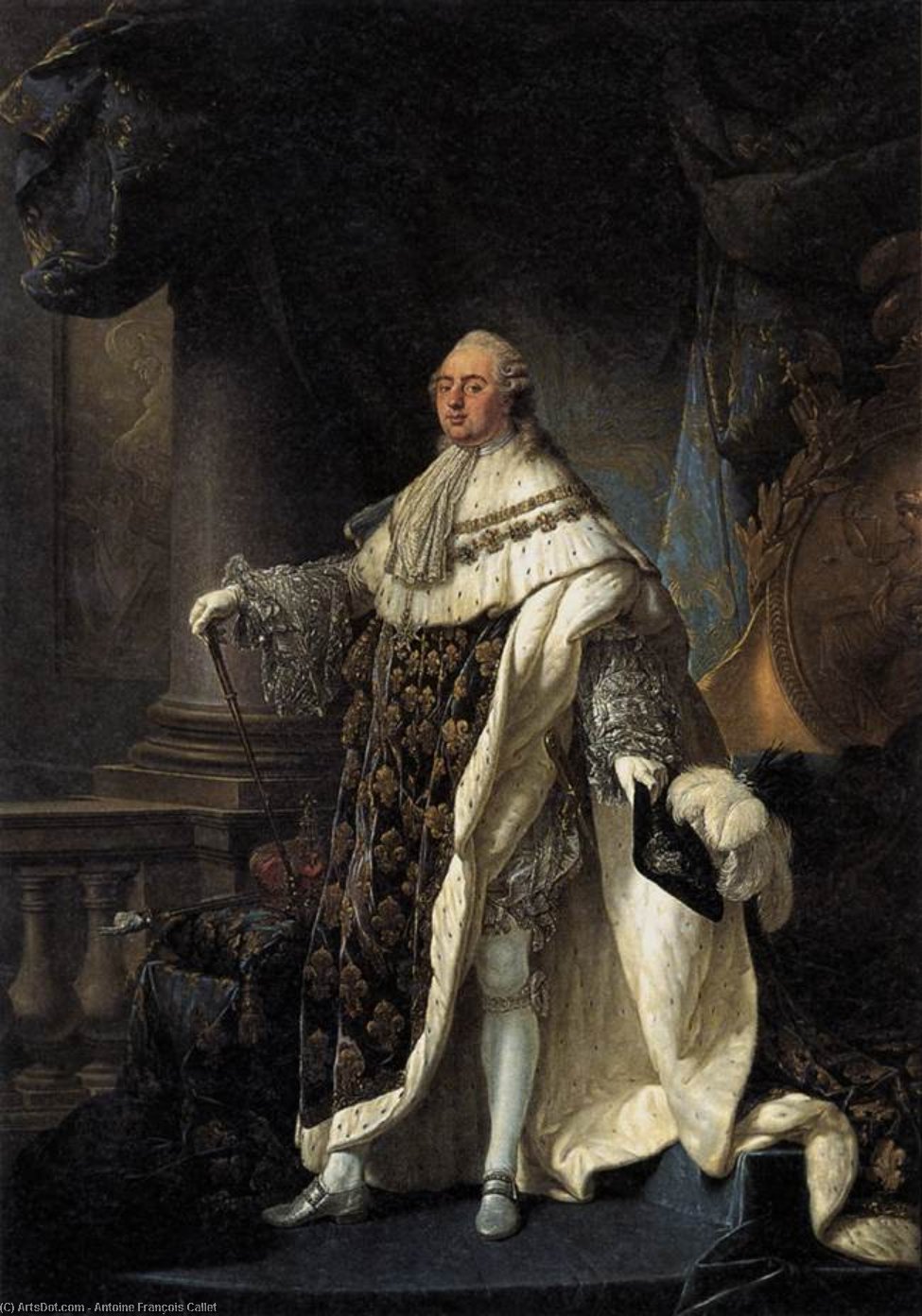 Portrait Von Ludwig Xvi — Antoine Callet