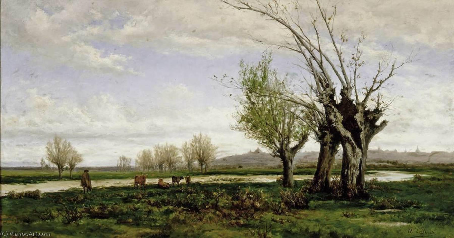 The Banks Of The Manzanares River — Aureliano De Beruete Y Moret