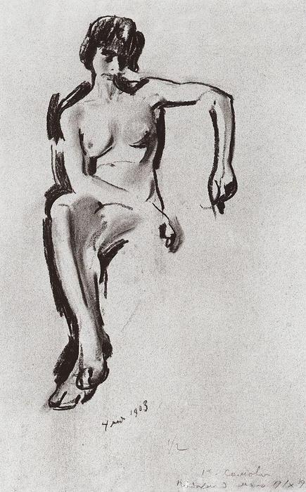 The Model — Konstantin Andreevic Somov