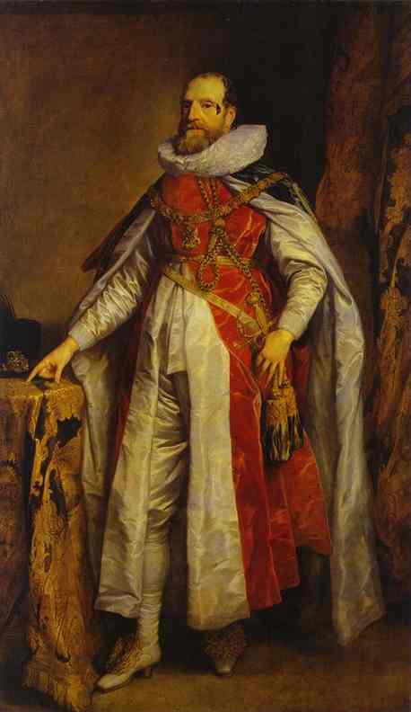 Portrait Of Henry Danvers, Earl Of Danby, As A Knight Of The Order Of The Garter — Sir Anthony Van Dyck