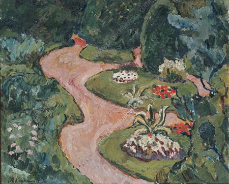 Flower-garden — Pyotr Konchalovsky