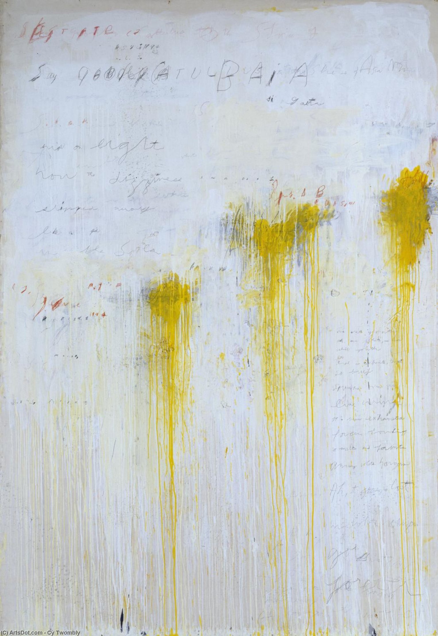 Quattro Stagioni, Estate — Cy Twombly