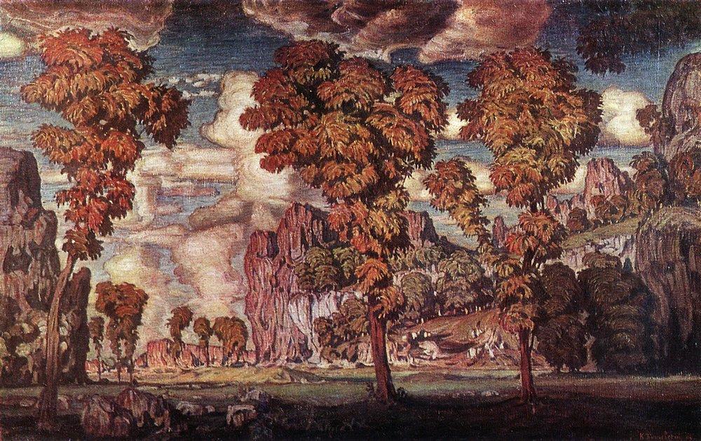 Landscape With Rocks. Stary Krym. — Konstantin Fyodorovich Bogaevsky