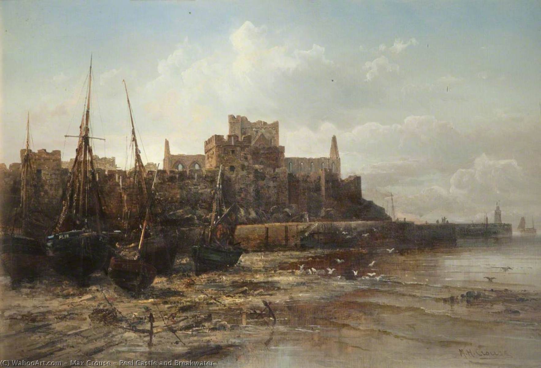 Peel Castle And Breakwater — Max Crouse