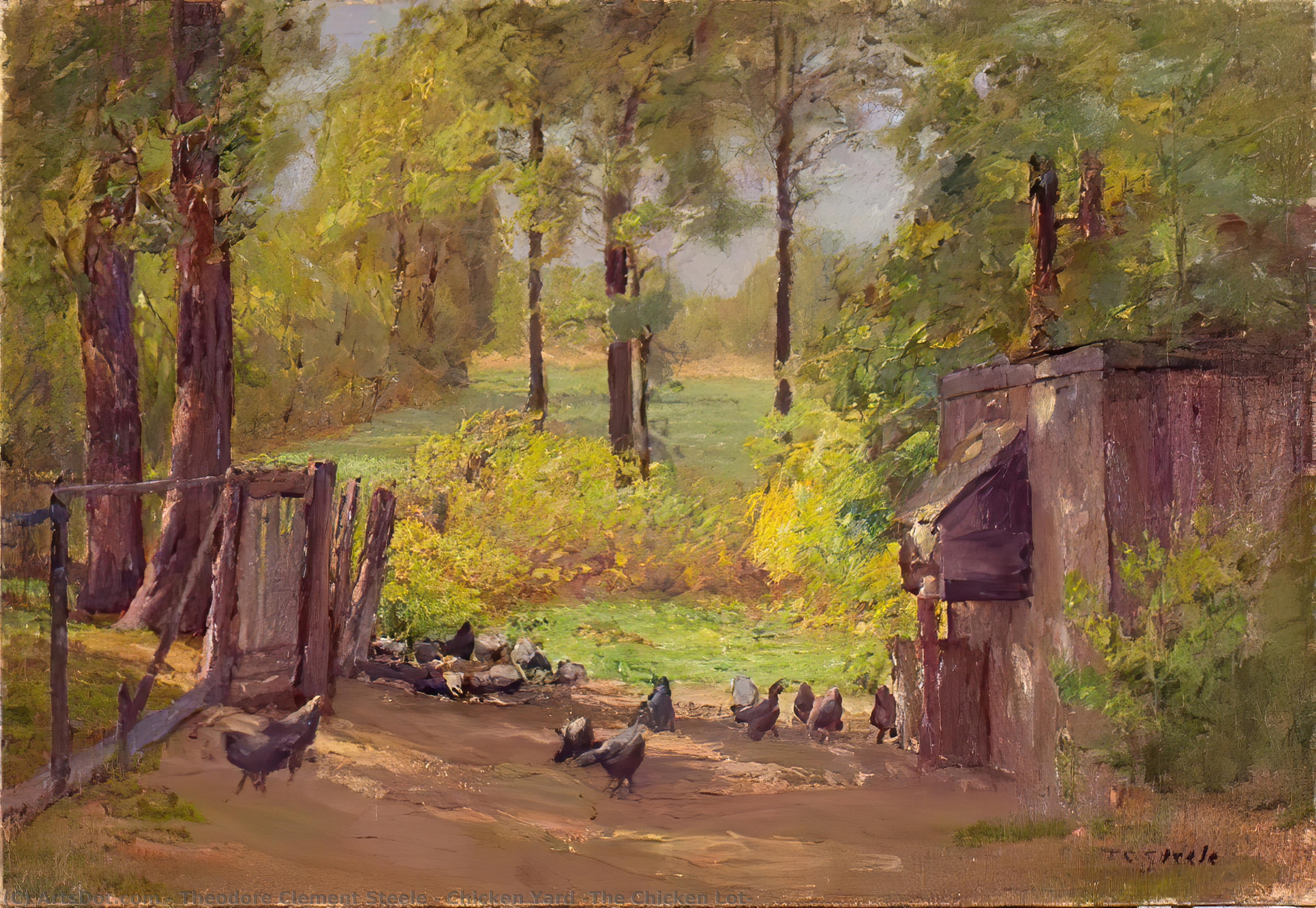 Chicken Yard (the Chicken Lot) — Теодор Клемент Стилль