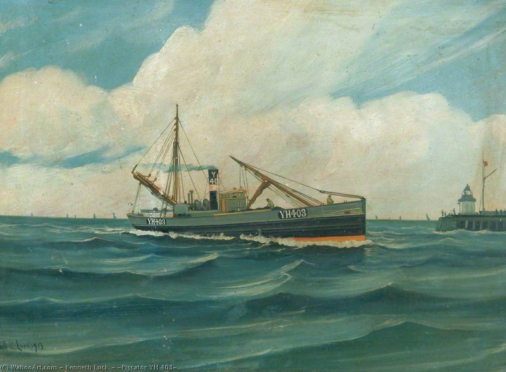 'piscator Yh 403' — Kenneth Luck