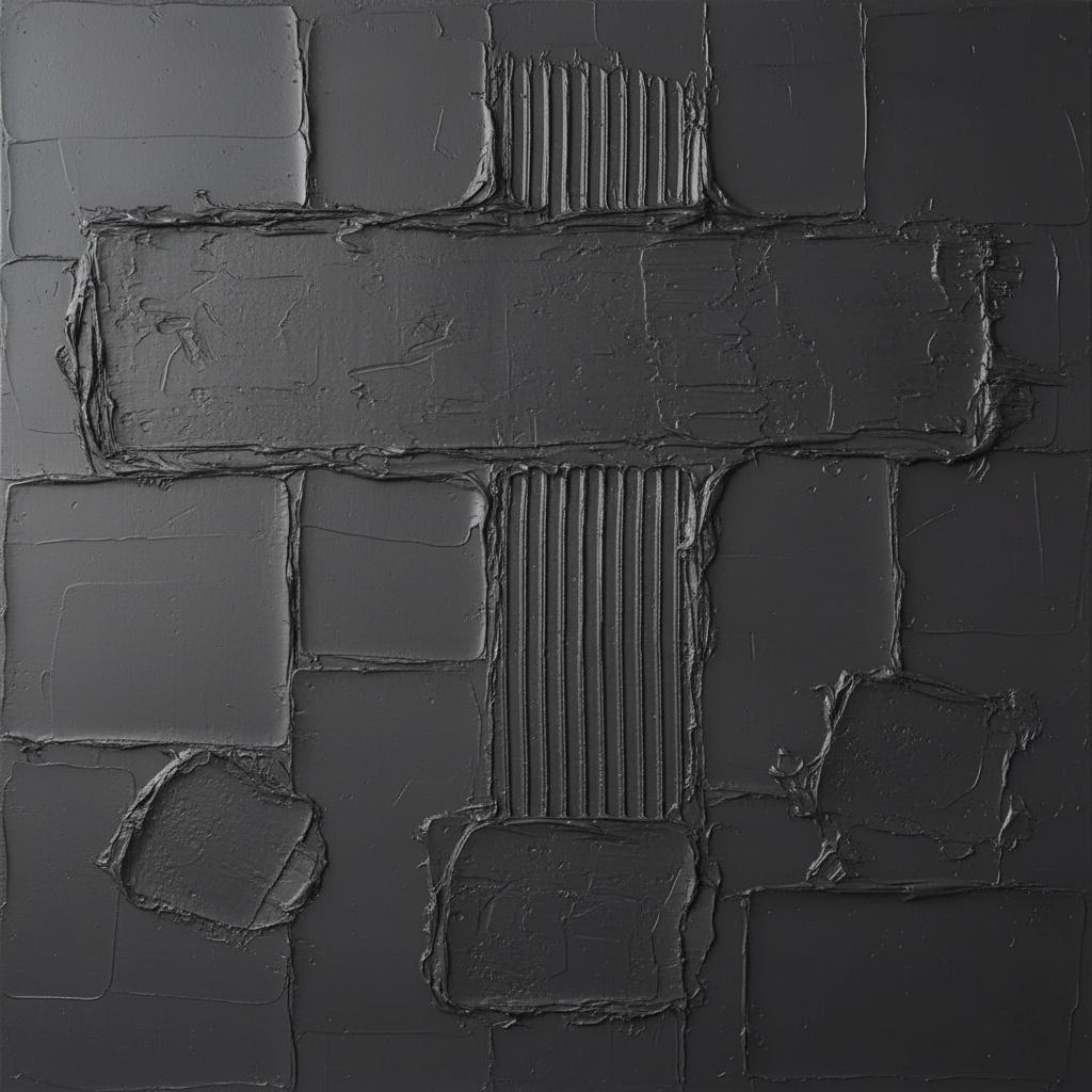 Monolithic Shadows: A Singular Study Of Obsidian Textures And Structural Silence — David Moreau