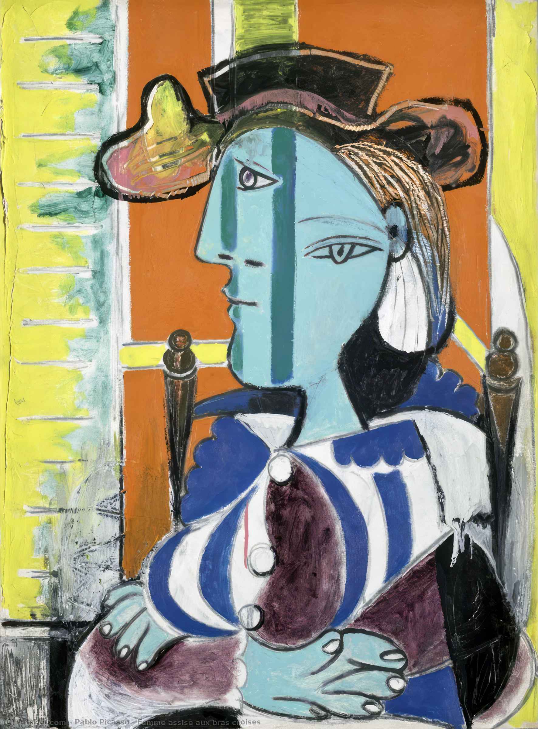 Frauengesäss Mit Gekreuzten Armen — Pablo Picasso