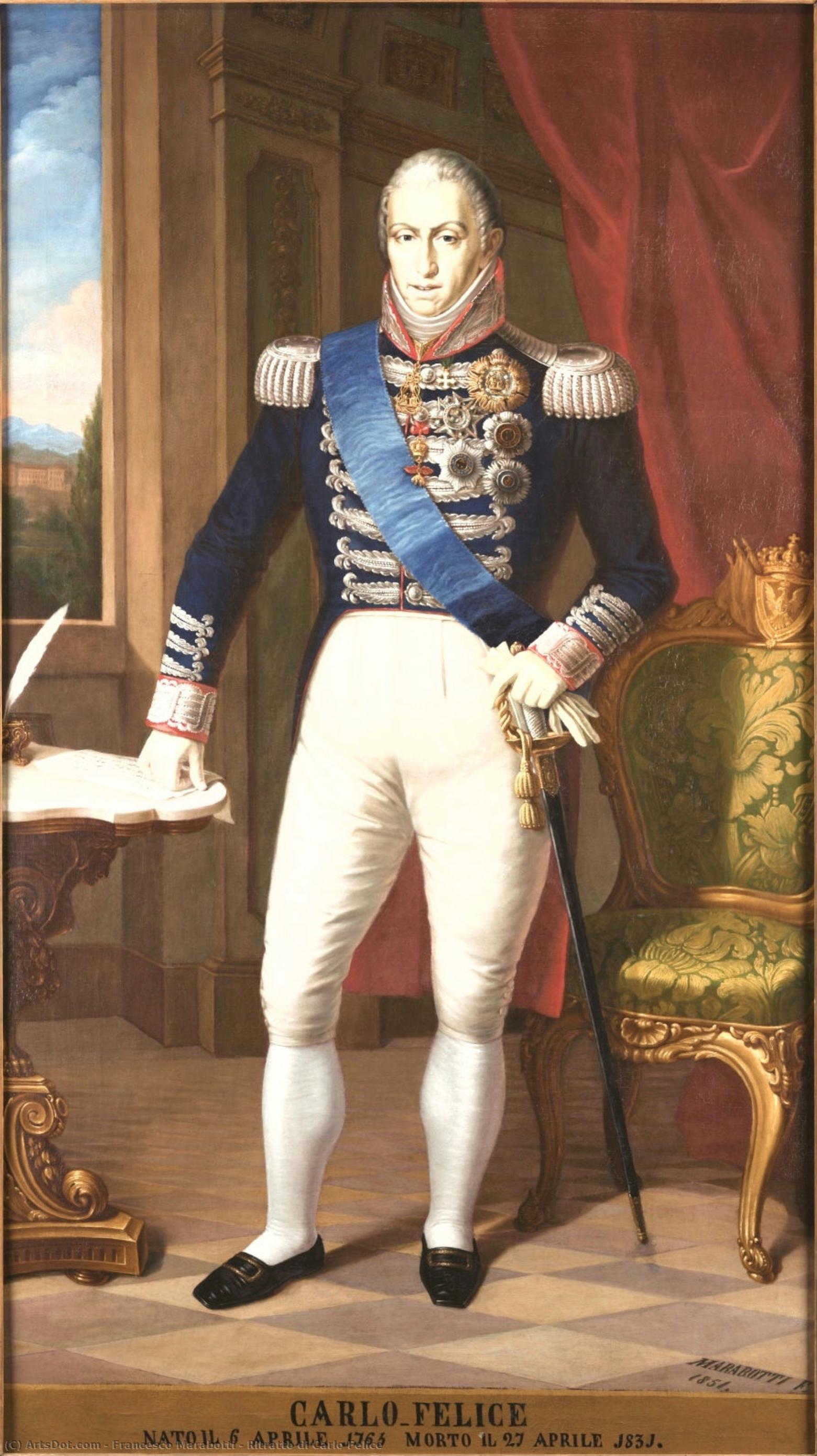 Ritratto Di Carlo Felice — Francesco Marabotti