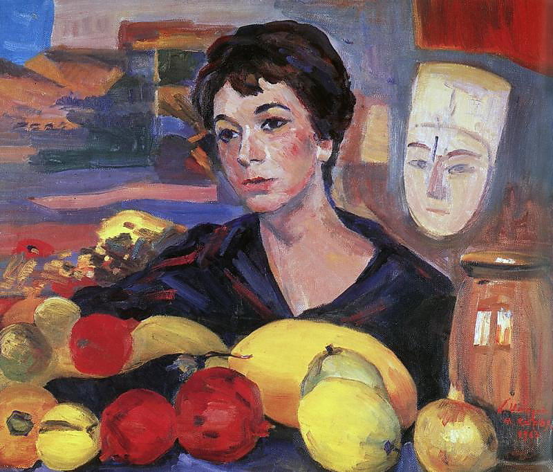 Portrait Of Katarine Saryan — Martiros Sarian