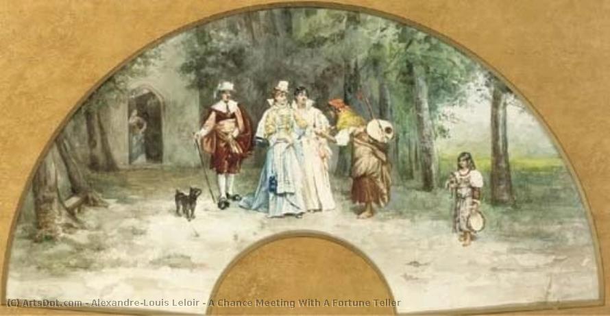 A Chance Meeting With A Fortune Teller — Alexandre-louis Leloir