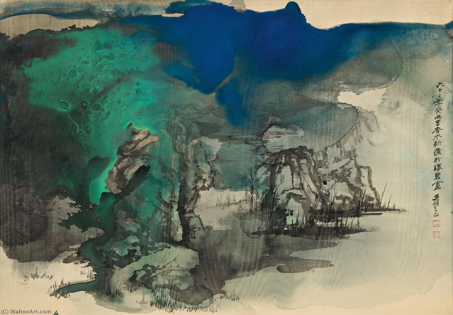 Spring Landscape — Zhang Daqian