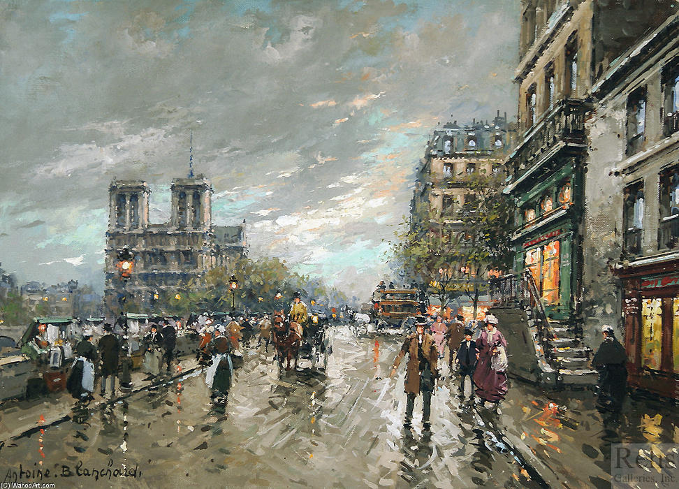 Notre Dame Quai Saint Michel — Antoine Blanchard (marcel Masson)