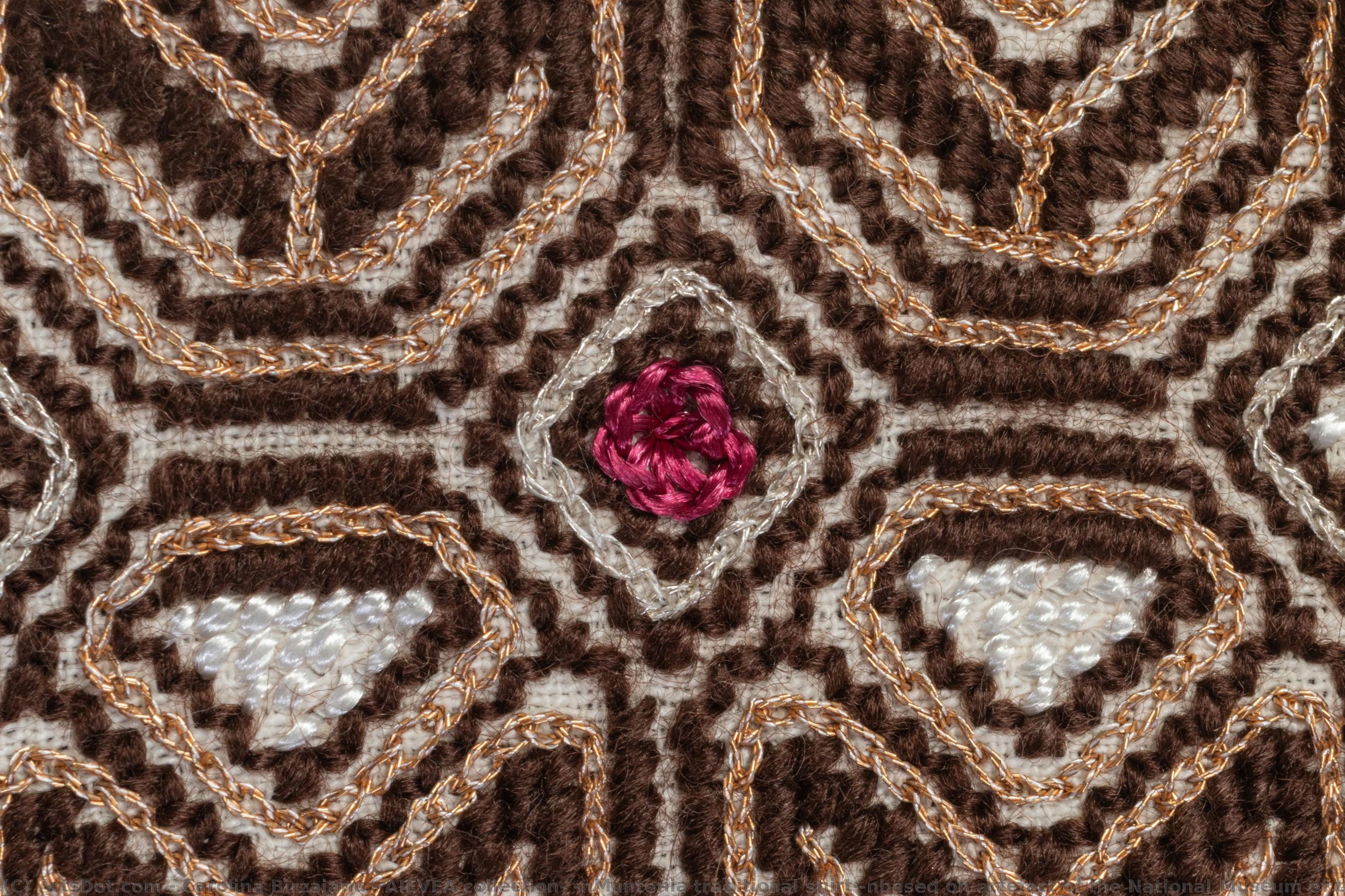 Aievea Collection; \nmuntenia Traditional Shirt;\nbased On Artefact Of The National Museum Of The Romanian Peasant — Carolina Birzaianu