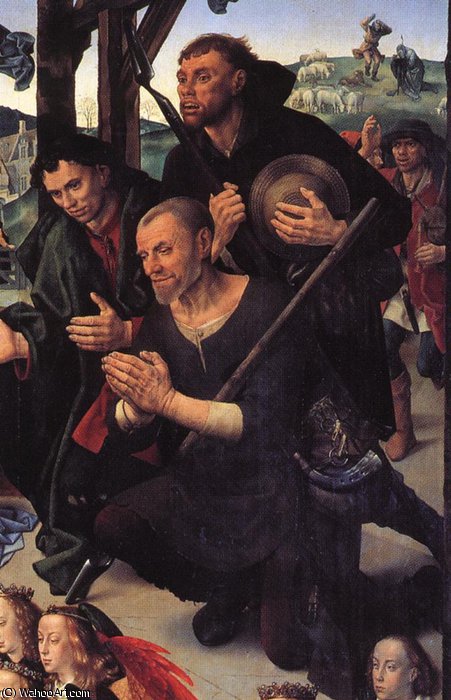 Portinari - The Adoration Of The Shepherds (detail)9 — Hugo Van Der Goes
