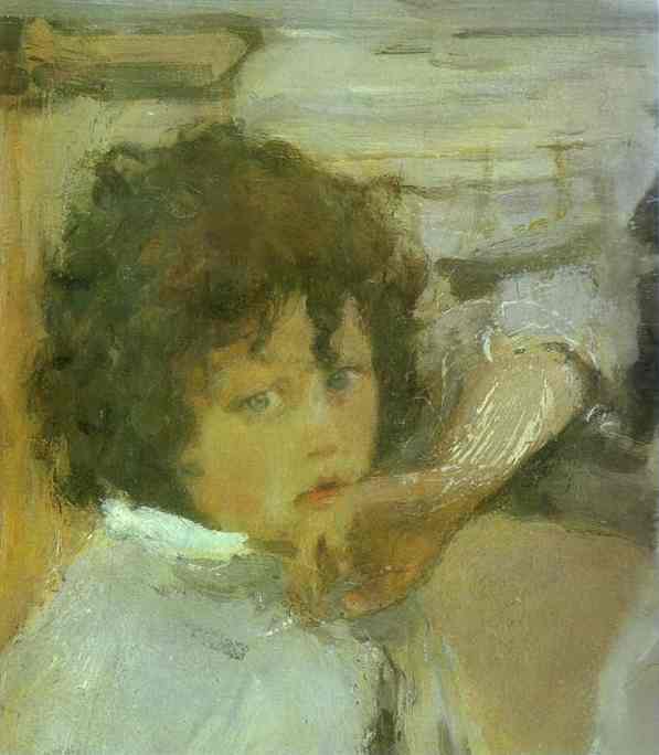 The Children. (sasha Serov) Detail — Valentin Alexandrovich Serov
