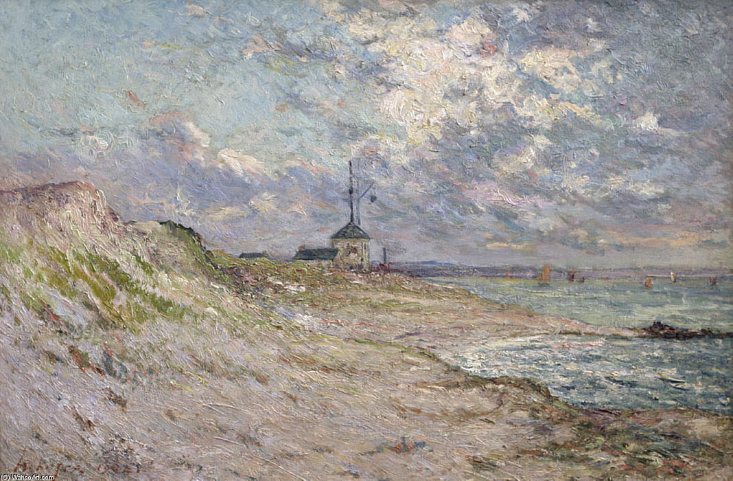 Semaphore Of The Beg-meil, Brittany — Maxime Emile Louis Maufra
