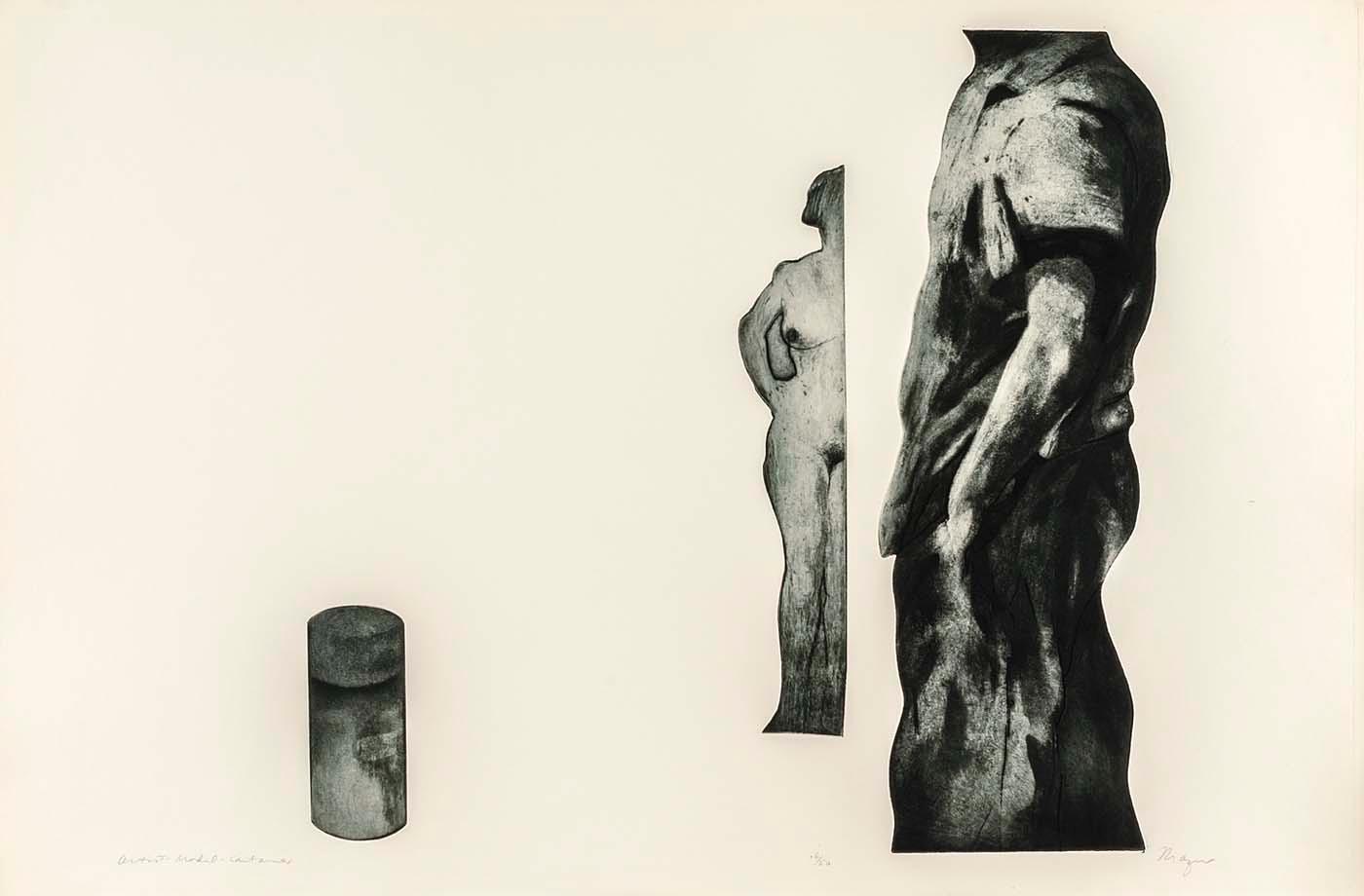(the Artist And Model, Portfolio) Artist, Model, Container — Michael Mazur