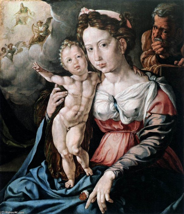 The Holy Family — Jan Cornelisz Vermeyen (jan Mayo)