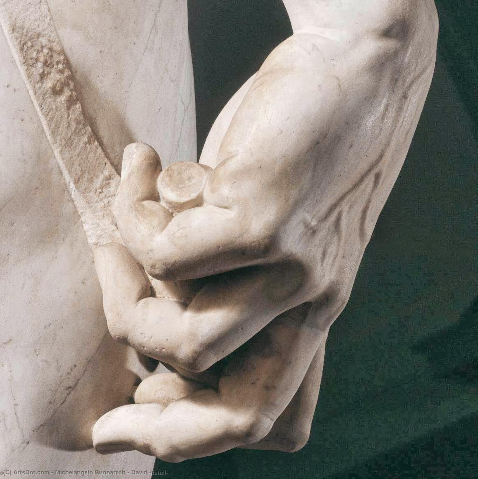 David (detail) — Микеланджело Буонарроти