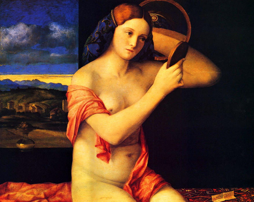 Young Woman At Her Toilet — Giovanni Bellini