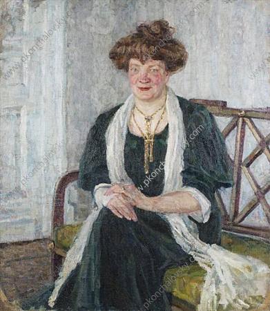 Portrait Of Zinaida Kozhukhovskaya — Pyotr Konchalovsky