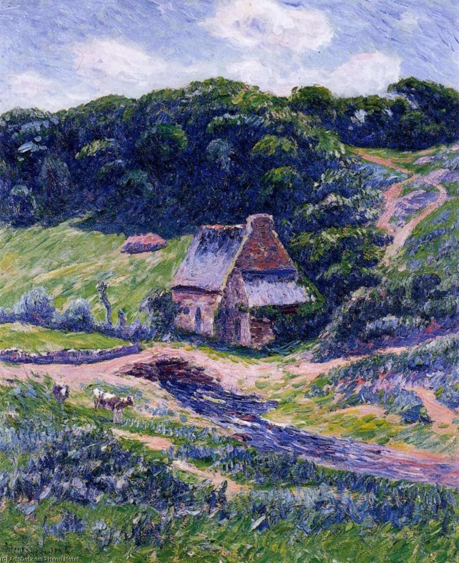 Farm At Doelan — Henri Moret