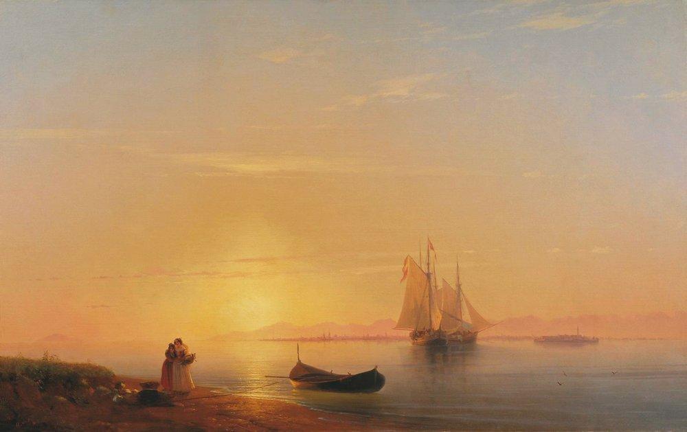 The Shores Of Dalmatia — Ivan Konstantinovich Aivazovsky
