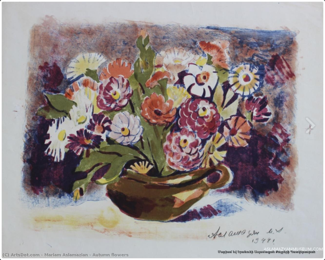 Autumn Flowers — Mariam Arshaki Aslamazyan