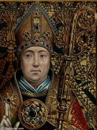Detail Of The Central Panel Of The Altarpiece Of St. Nicholas — Master Of The Saint Lucy Legend