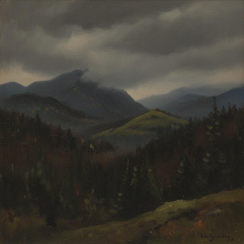 Ätherische Einsamkeit In Den Düsteren Höhen — Guillaume Marchand