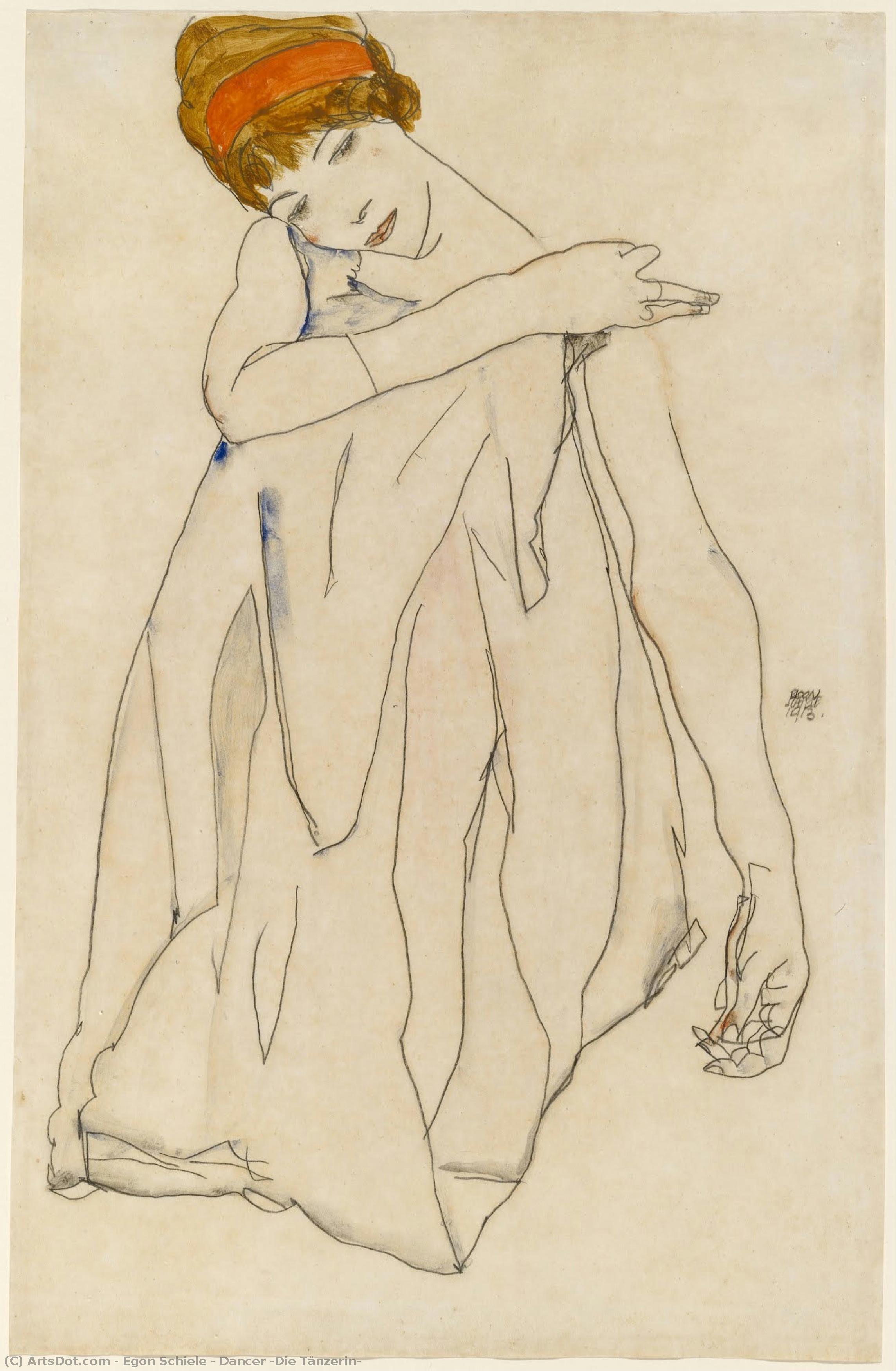 Dancer (die Tänzerin) — Егон Шиле