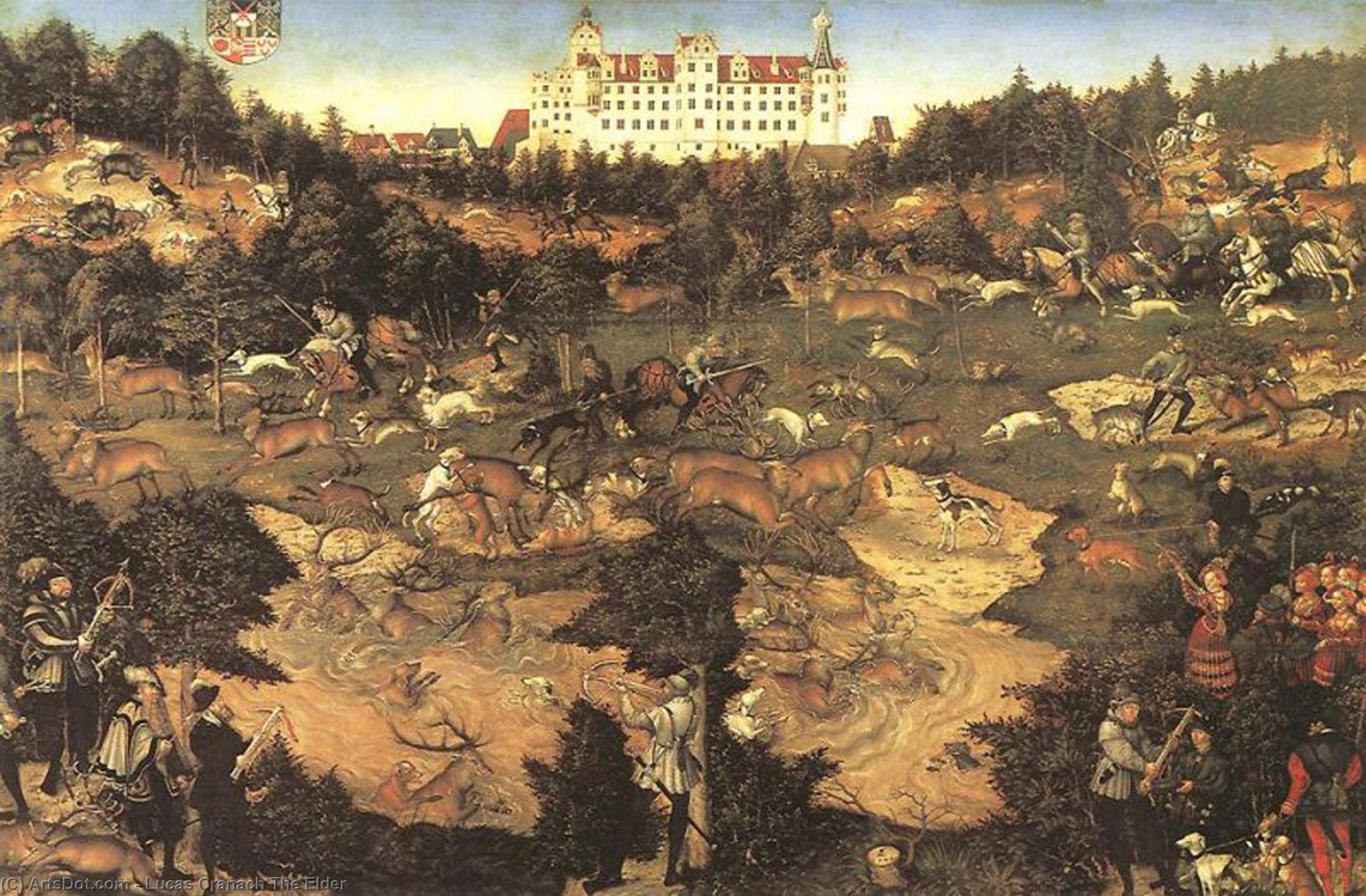 Hunt In Honour Of Charles V At The Castle Of Torgau — Lucas Cranach The Elder