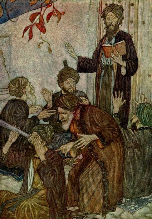 The Rubaiyat. All Are But Stories — Edmund Dulac