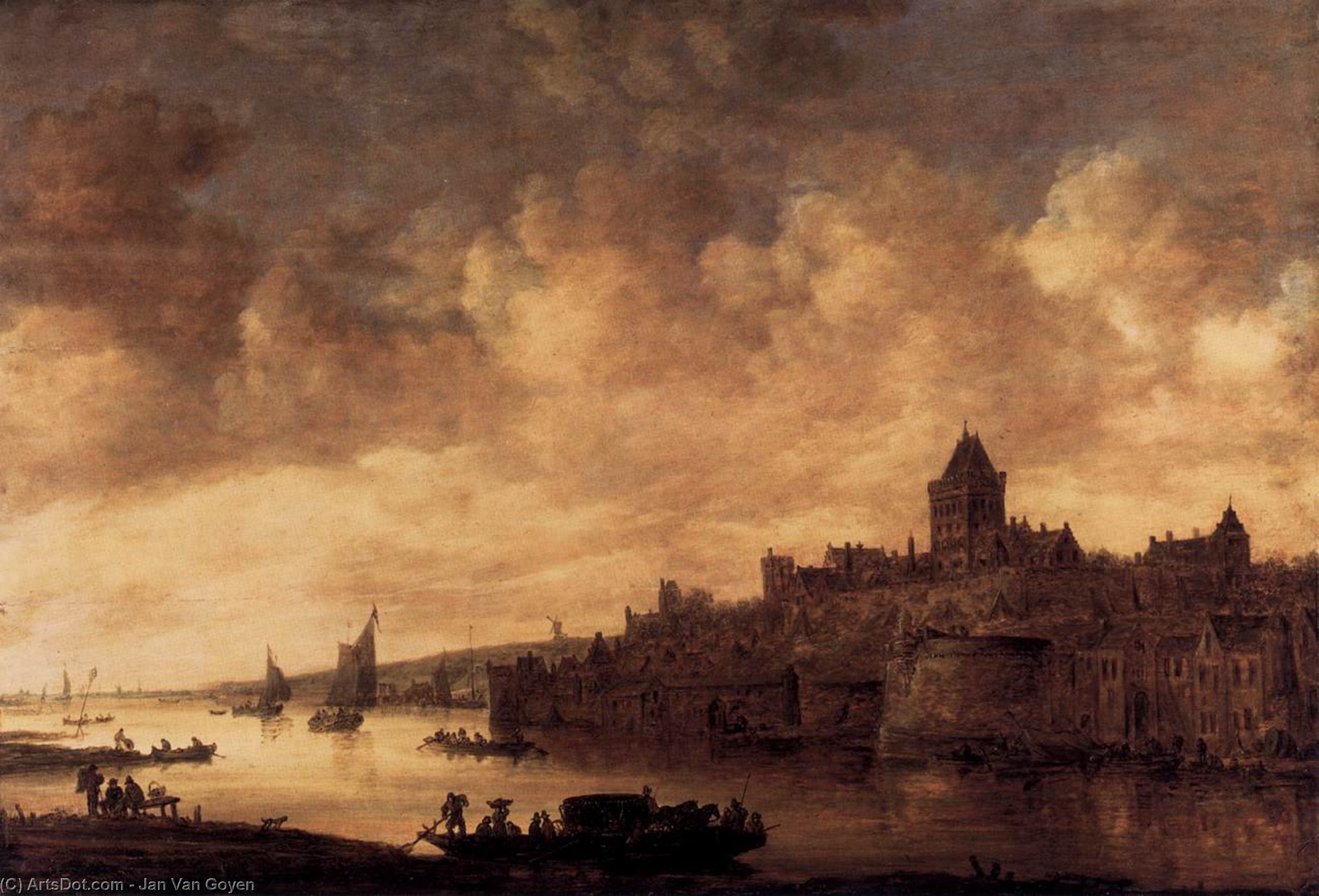 Vista De Nimega — Jan Van Goyen
