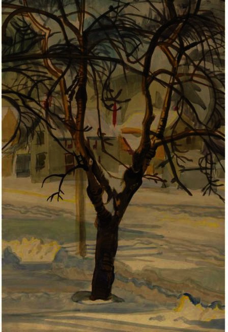 Evening Sunlight, Winter — Čarls Burčfild