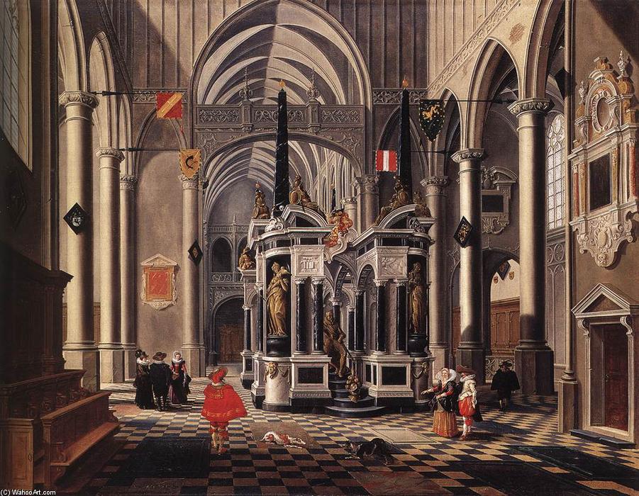 The Tomb Of William The Silent In An Imaginary Church — Bartholomeus Van Bassen