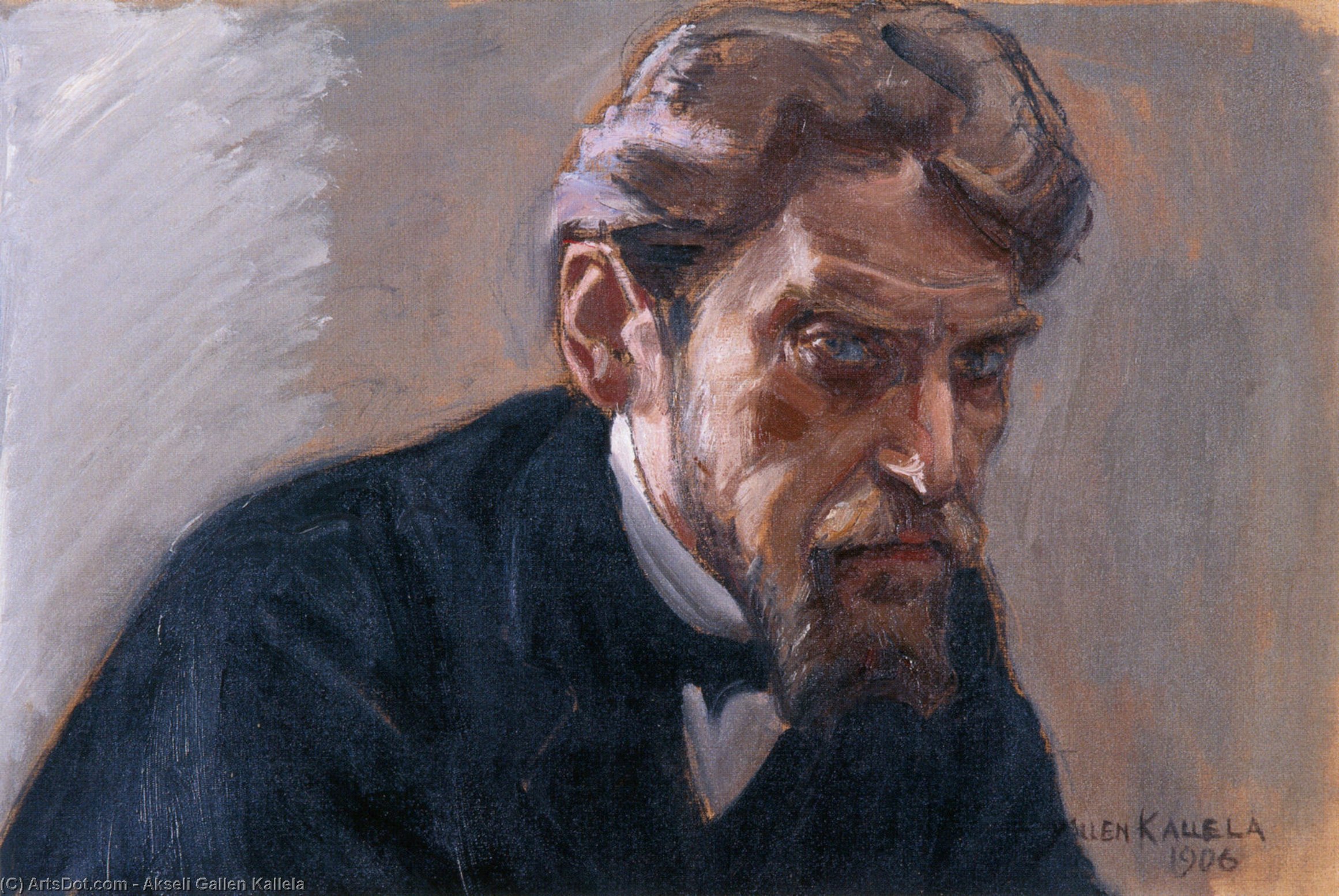 Portrait Of Robert Kajanus — Akseli Gallen-kallela
