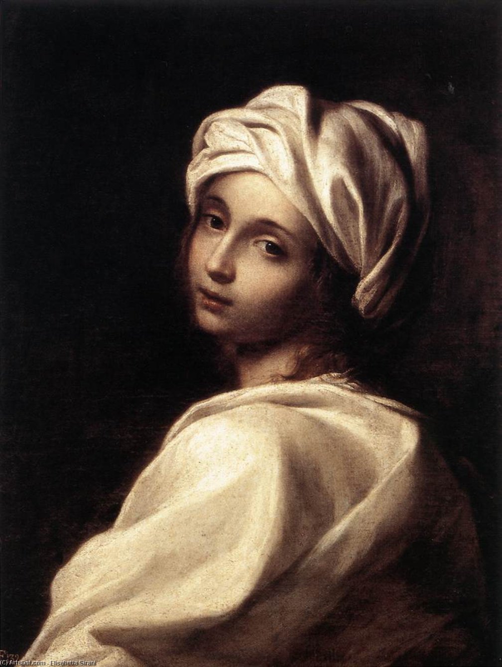 Portrait Of Beatrice Cenci — Elisabetta Sirani