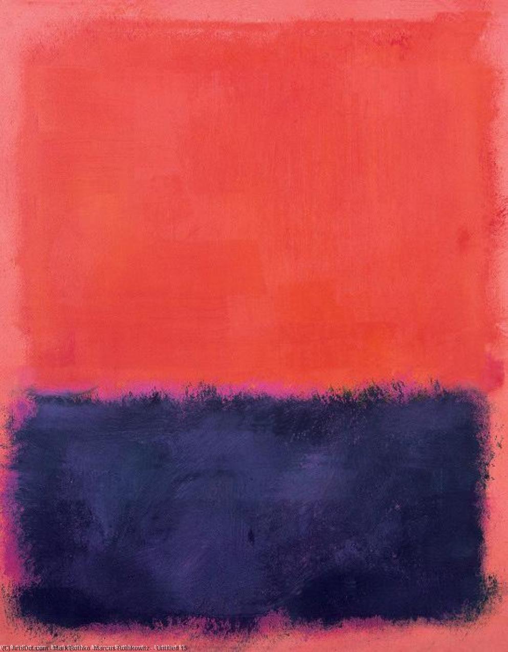 "untitled 15" → "неназванный 15" — Марк Ротко